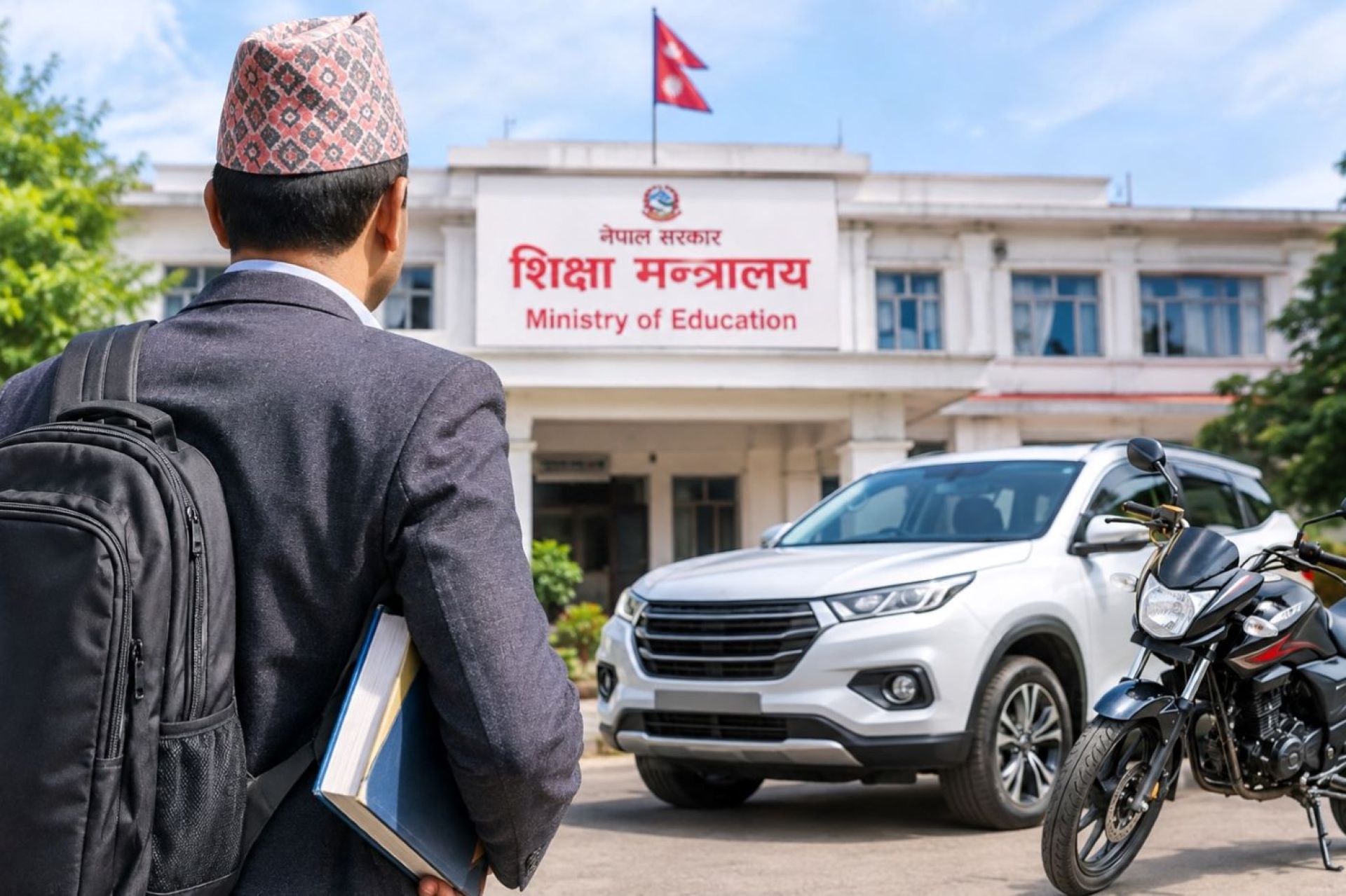 शिक्षकलाई गाडी किन्न ८० प्रतिशत ब्याज सहुलियत, नियमावली अर्थ मन्त्रालयमा